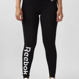 Reebok Black Cotton Printed Sports Tights-picture-44