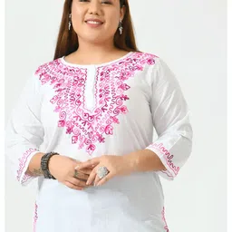 SAAKAA White Floral Print Top-picture-43