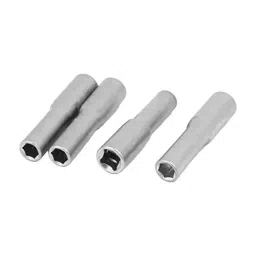 B K JAGAN & CO Stainless Steel Long Hex Socket, 6.35 mm (1/4 inch) Drive Sizex6 mm-picture-37