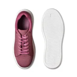 Neemans Women's Pink Chunky Lace Up Sneakers image 4