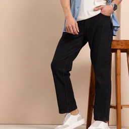 Mast & Harbour Men Relaxed Fit Stretchable Jeans image 5