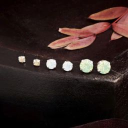 Accessorize London Women's Multicolor  Crystal Stud Earrings- Set of 3-picture-7