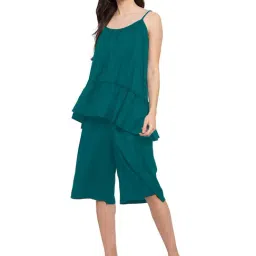 PATRORNA Teal Top With Capris-picture-37
