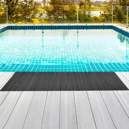 Myntra Elegant Homes Black Pattern 110 GSM Bathing & Swimming Pool Mat image 5