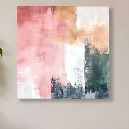 Myntra Elegant Homes Multicoloured Abstract Stretched Canvas Wall Art Painting-picture-31