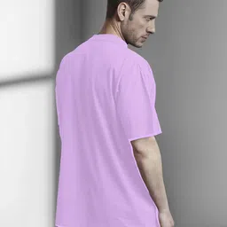 Moda Rapido Men Printed Monochrome Applique T-shirt image 3