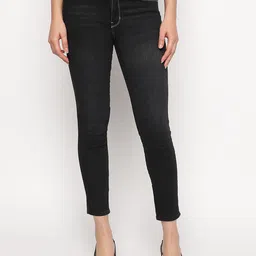 GUESS Women Cotton Skinny Fit Light Fade Jeans-picture-40