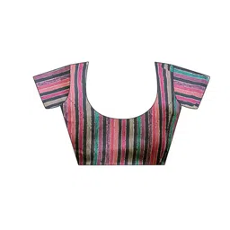 DIVASTRI Striped Satin Saree image 2