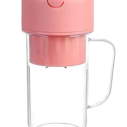 COZY VIBES Juicer Blender Bottle With Straw, Bottle Electric Cup Juicer Blender, Usb Charging Electric Bottle, Juicer Bottle With Strainer, Stainless Steel Electric Blade- PACK OF 1 - COLOR MAY VARY image 2