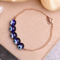 Shubhanjali Evil Eye Crystal Beaded Link Bracelet image 5
