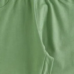 Pantaloons Junior Cotton Solid Leggings - Olive Green image 4