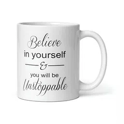KoolTech White & Black Typography Printed Ceramic Mug-picture-18