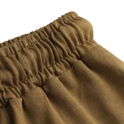 Taeko Single Jersey Knit Above Knee Length Printed Shorts - Brown image 4