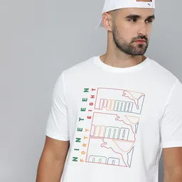 Puma Men Graphics Triple No.1 Logo Pure Cotton T-shirt-picture-31