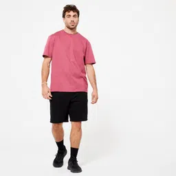 domyos Men's Fitness T-Shirt 500 Essentials - Pink image 2