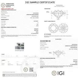 Emori 14k Yellow Gold & Diamond Round V Ring image 3