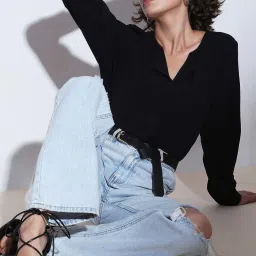 Vero Moda Black Regular Fit Shirt image 1