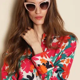 Vero Moda Multicolor Viscose Floral Print Shirt image 1