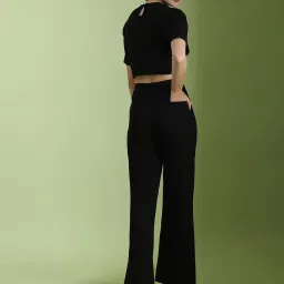 SELVIA Black Maxi Co-Ord Set image 2
