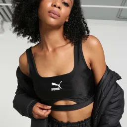 Puma Black Sports Crop Top image 1