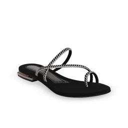 PINK LEAF Women Embellished T-Strap Flats-picture-17