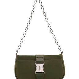 Miraggio Green Lou Medium Leather Shoulder Bag-picture-7