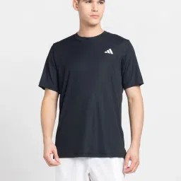 Adidas Black Regular Fit Sports T-Shirt image 1