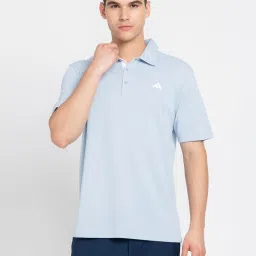 Adidas Blue Regular Fit Sports Polo image 1