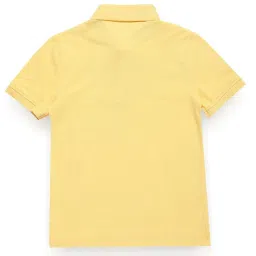 Tommy Hilfiger Daisy Yellow Regular Fit Polo T-Shirt image 2