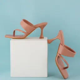 Scentra Women's Peach Casual Stilettos image 1