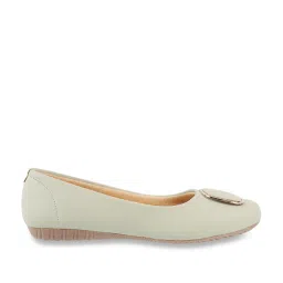 Walkway Women's Green Flat Ballets image 1