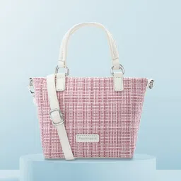 Fastrack Pink Small Woven Satchel image 2