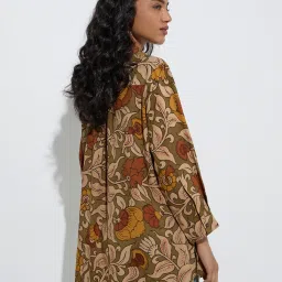 Utsa by Westside Olive Floral Design Tunic image 2