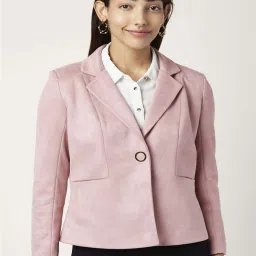 Annabelle by Pantaloons Pink Regular Fit Jacket image 1