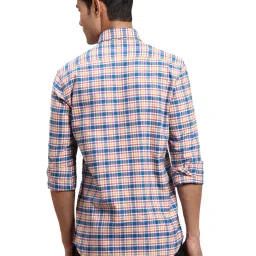 Colorplus Blue Regular Fit Checks Shirt image 2