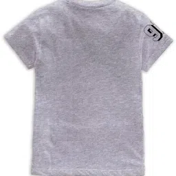 Codez Kids Yellow & Grey Melange Printed T-Shirt (Pack Of 2) image 2