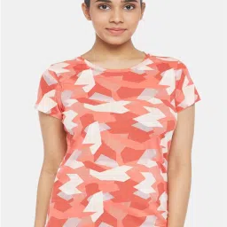 Ajile by Pantaloons Pink Cotton Printed T-Shirt image 1