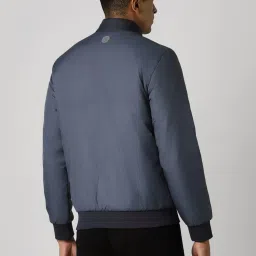Van Heusen Navy Regular Fit Quilted Quilted Jackets image 2