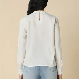 Allen Solly White Regular Fit Top image 2