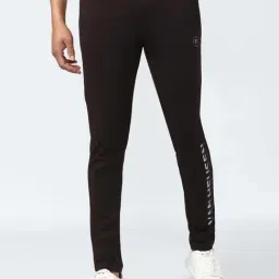 Van Heusen Flex Brown Slim Fit Printed Trackpants-picture-32