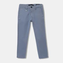 Antony Morato Kids Blue Cotton Skinny Fit Trousers-picture-39