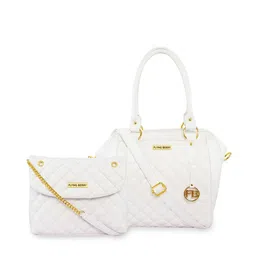 FLYING BERRY White Quilted Handheld Bag Combo-picture-23