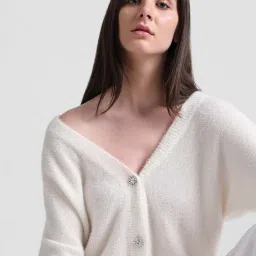 Only White Regular Fit Cardigan image 1