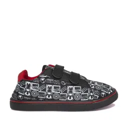 Pantaloons Junior Black & Red Velcro Shoes image 1