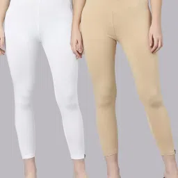 TWIN BIRDS Women Pack Of 2 High Ankle Leggings image 1