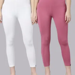 TWIN BIRDS Women Pack Of 2 High Ankle Leggings image 1