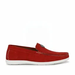Alberto Torresi Men's Red Casual Loafers image 2