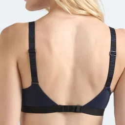 Calvin Klein Underwear Blue Shadow Solid Regular Fit Bra image 2