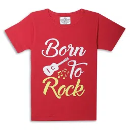 Vimal Jonney Kids Yellow & Red Printed T-Shirt (Pack of 2) image 2