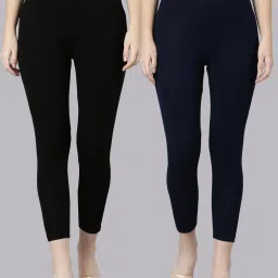 TWIN BIRDS Women Pack Of 2 High Ankle Leggings image 1
